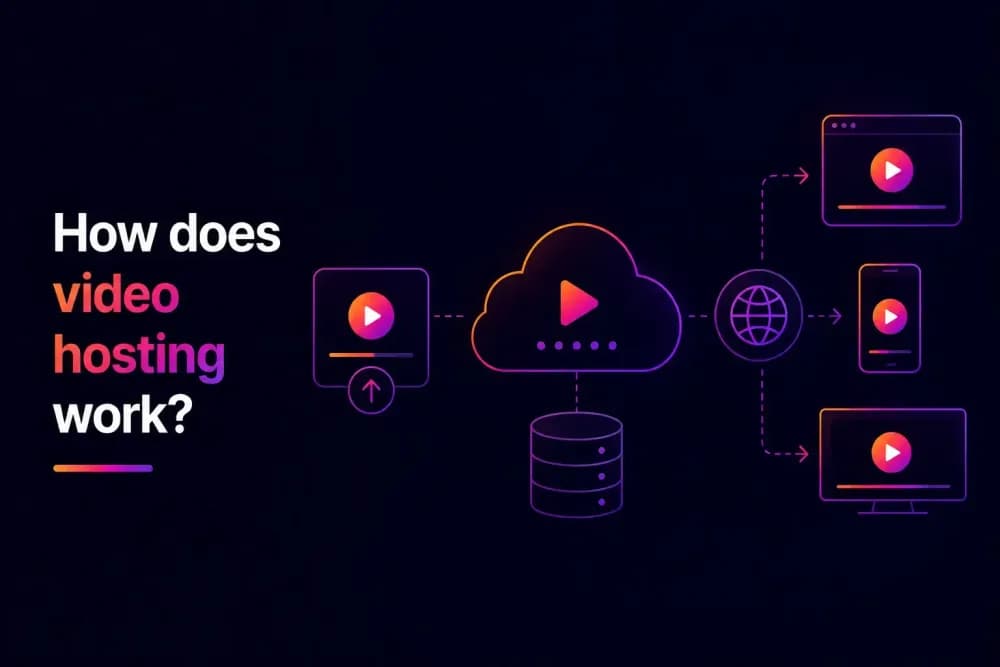 How does video hosting work?