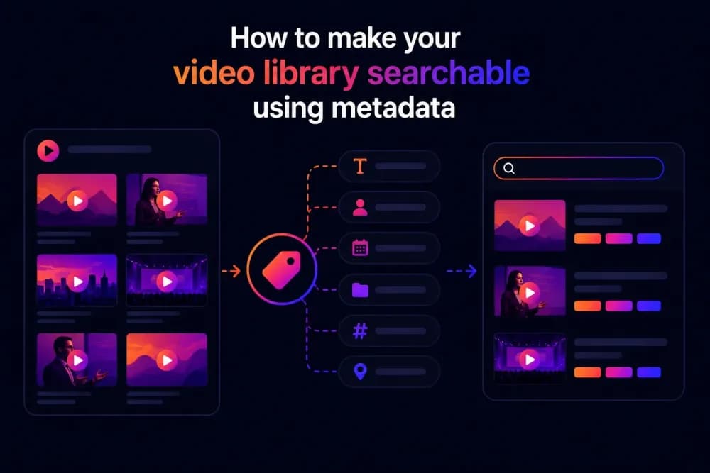 How to make your video library searchable using metadata