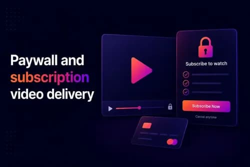 How paywall and subscription video delivery infrastructure works