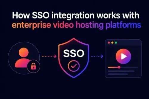 How SSO integration works with enterprise video hosting platforms