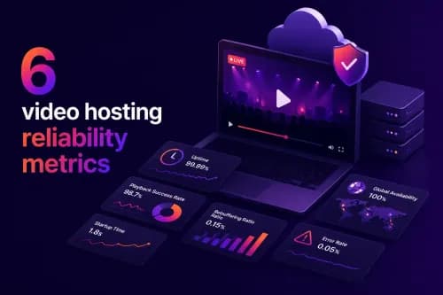 6 video hosting reliability metrics enterprise teams should track