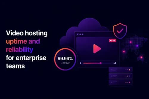 Video hosting uptime and reliability for enterprise teams